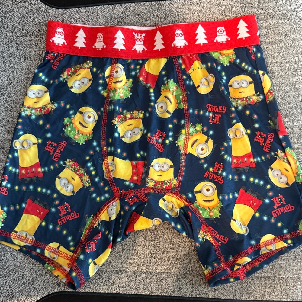 Minions Themed Holiday Boxer Briefs